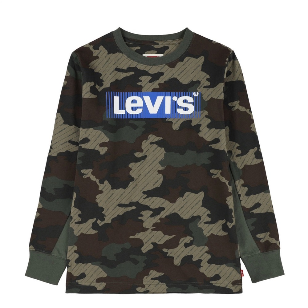 Levi's boys long sleeve logo t-shirt